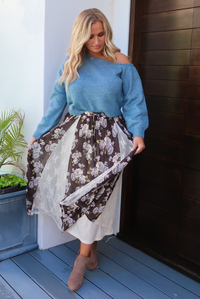 All The Feels Sweater: Blue