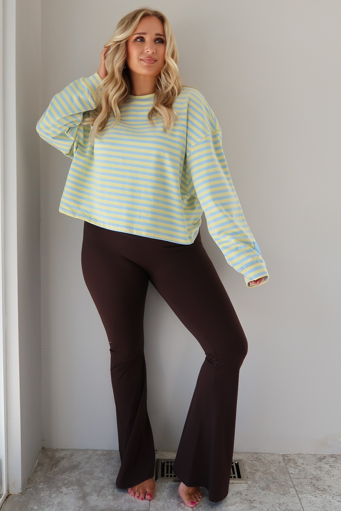 Definitely Not Sweater: Butter Yellow/Blue