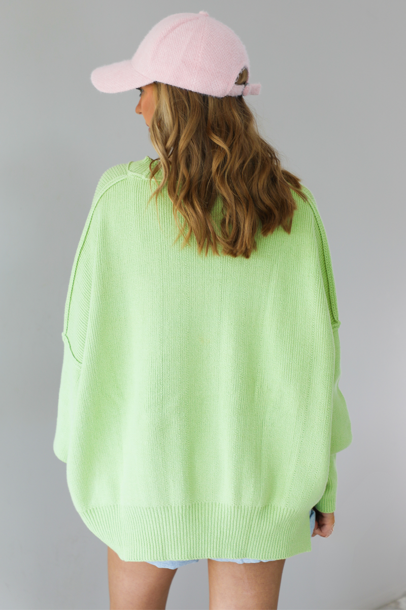 Waiting For You Sweater: Green