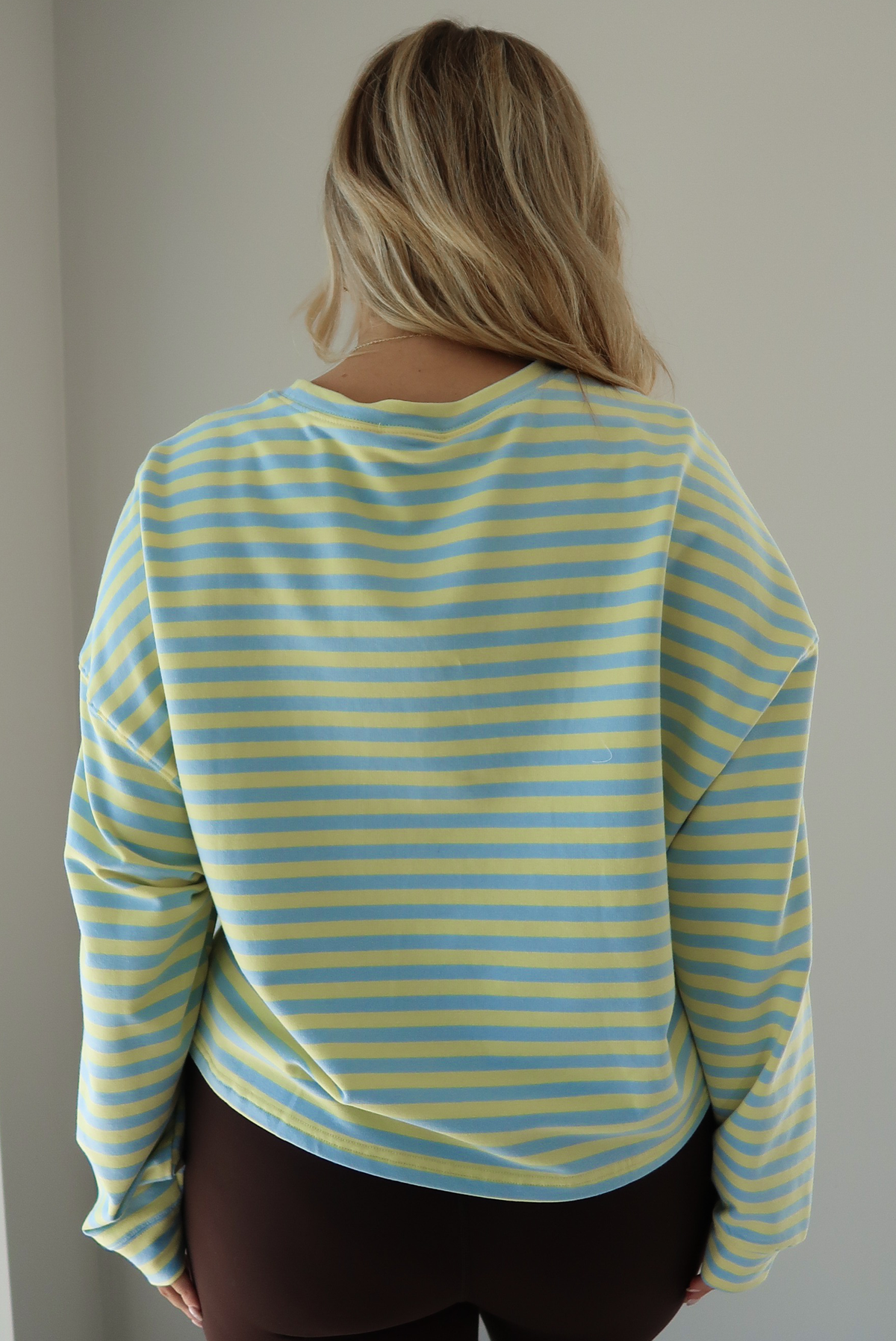Definitely Not Sweater: Butter Yellow/Blue