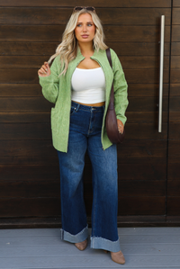 Everything You Need Cardigan: Green