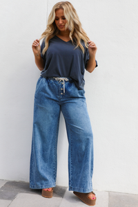 Simply Basic Tee: Navy