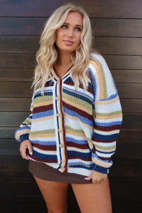 Calm & Collected Cardigan: Multi