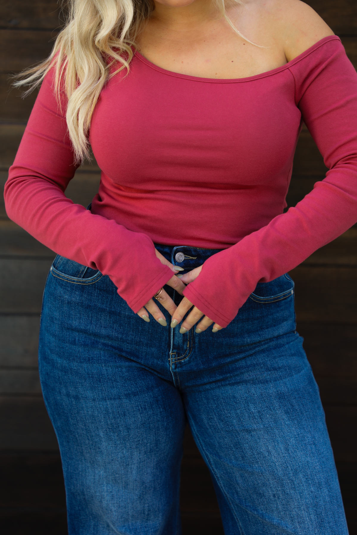 Make It Easy Top: Red