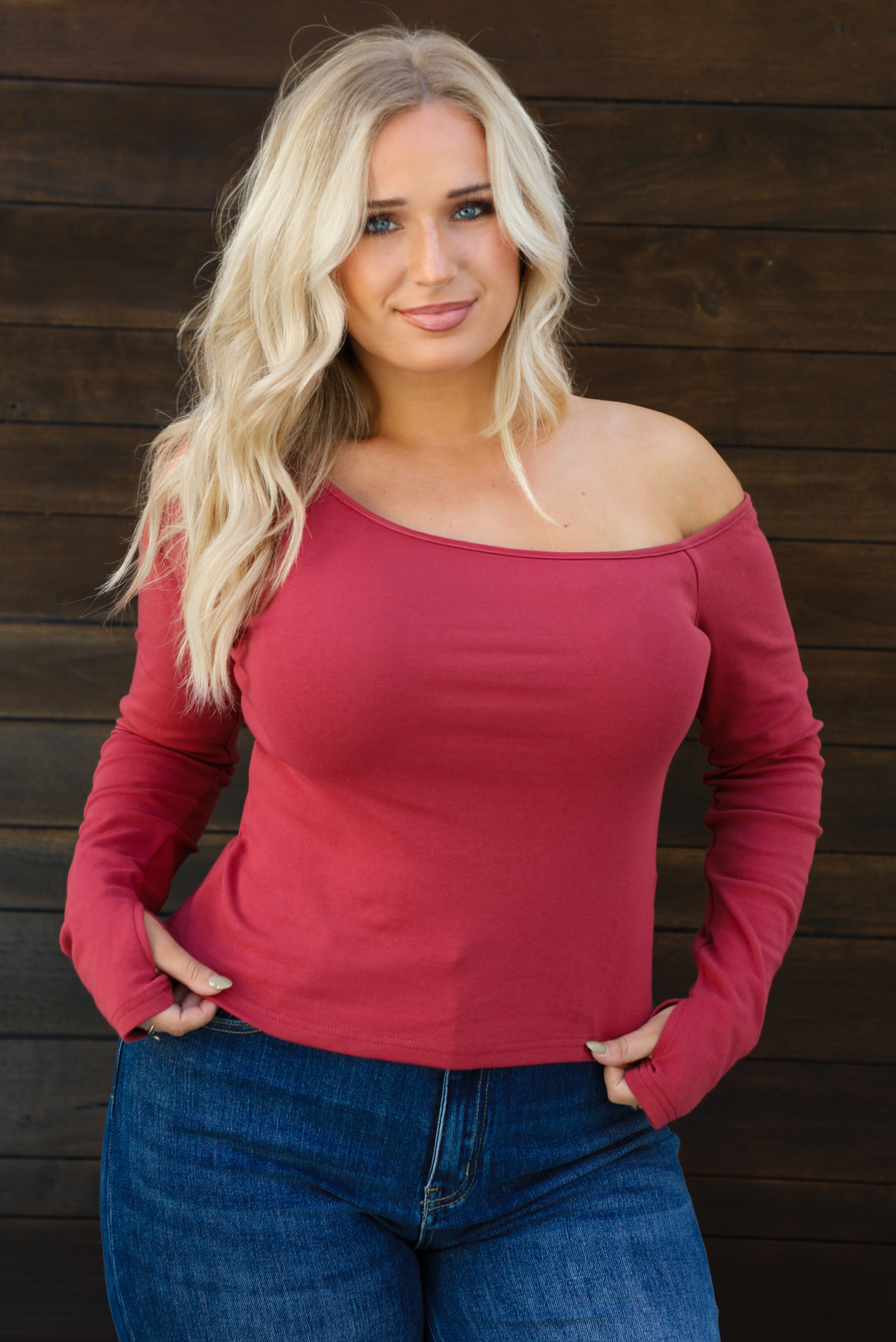 Make It Easy Top: Red