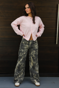 Simply Sweet Cardigan: Pink