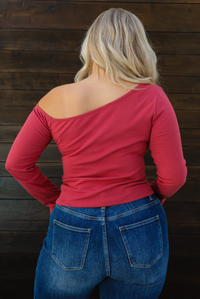 Make It Easy Top: Red