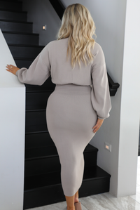Thinking Of You Maxi Dress: Mocha