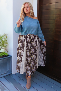 All The Feels Sweater: Blue