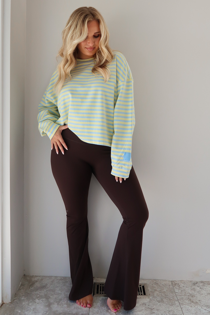 Definitely Not Sweater: Butter Yellow/Blue