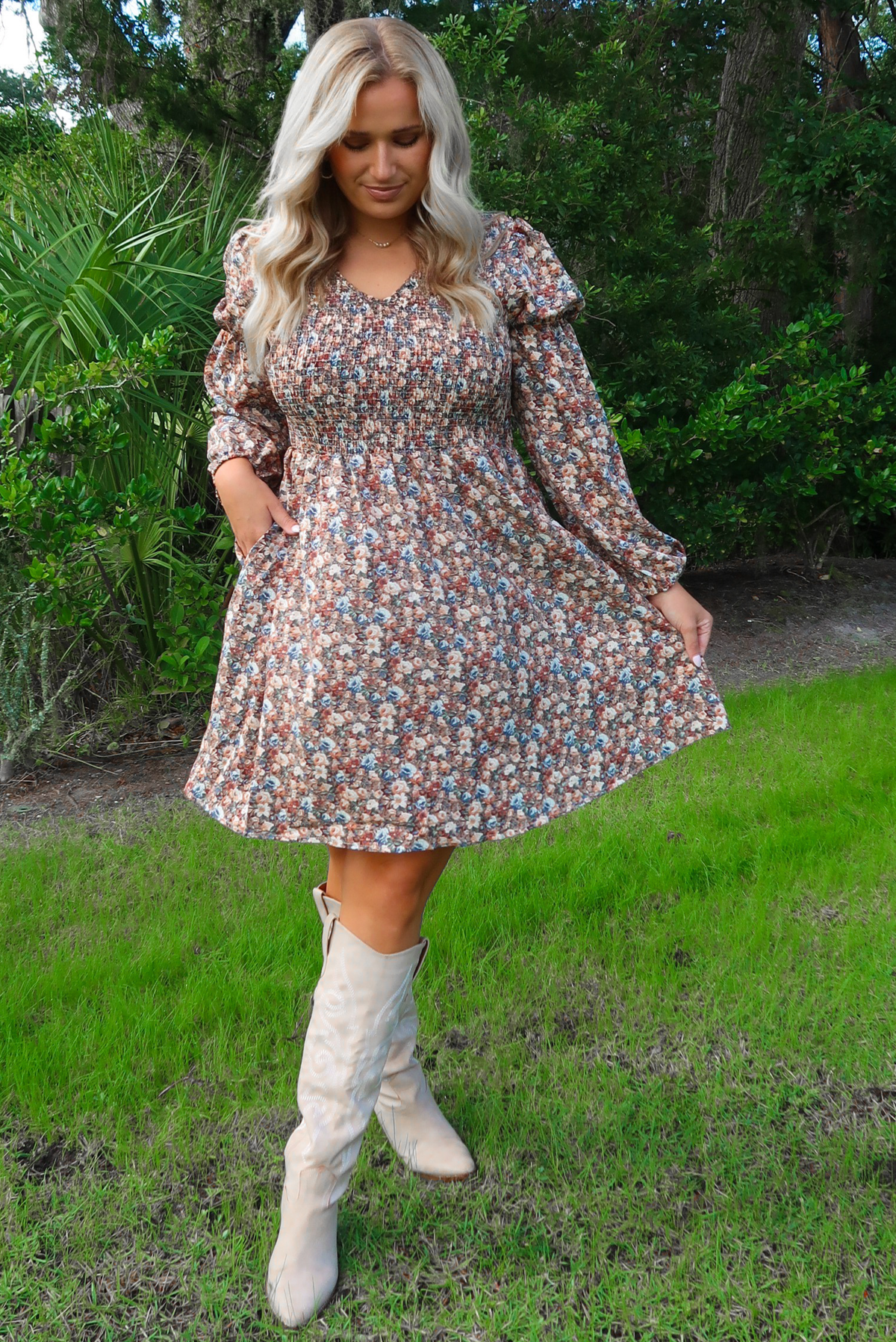 In The Meadow Dress: Floral/Multi