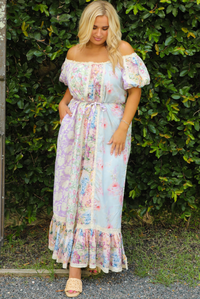 Floral Daydream Maxi Dress: Multi/Floral