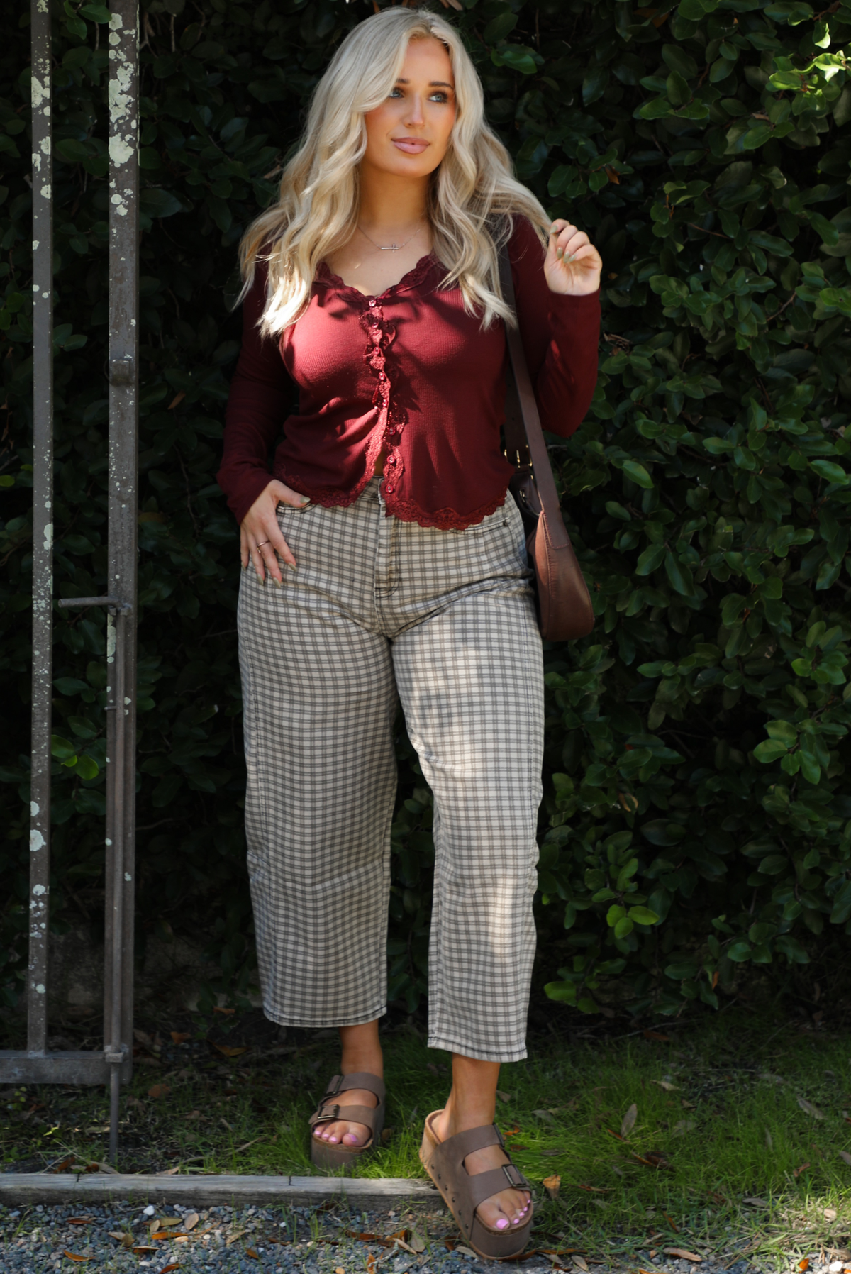 Not So Basic Top: Burgundy