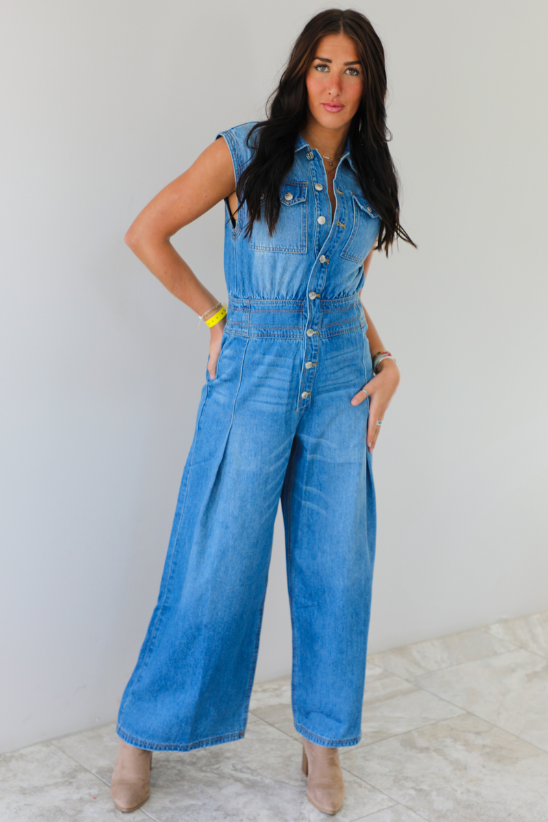 Blue jeans jumper shop