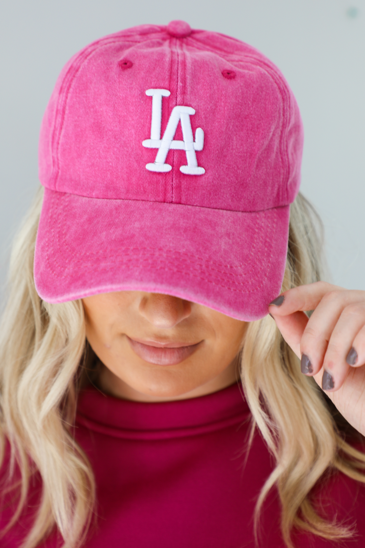 LA Hat: Pink