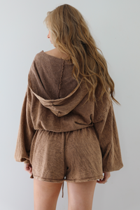 Looking So Sweet Romper: Camel