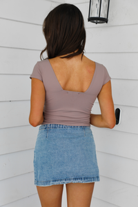 Season Trendsetter Top: Mauve