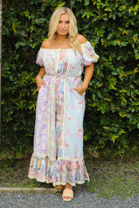 Floral Daydream Maxi Dress: Multi/Floral