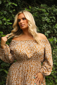 Instead Of This Maxi Dress: Sepia/Multi