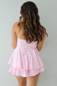 Bad At Lying Romper: Pink