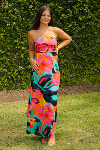 To You Tube Maxi Dress: Multi