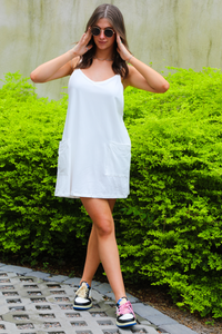 The Mary-Brooke Dress: White