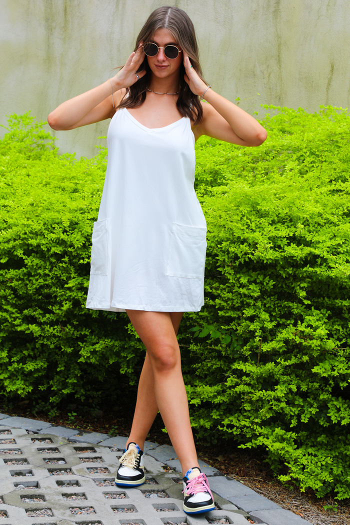 The Mary-Brooke Dress: White