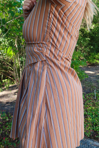 Cinnamon Chai Dress: Rust/Multi