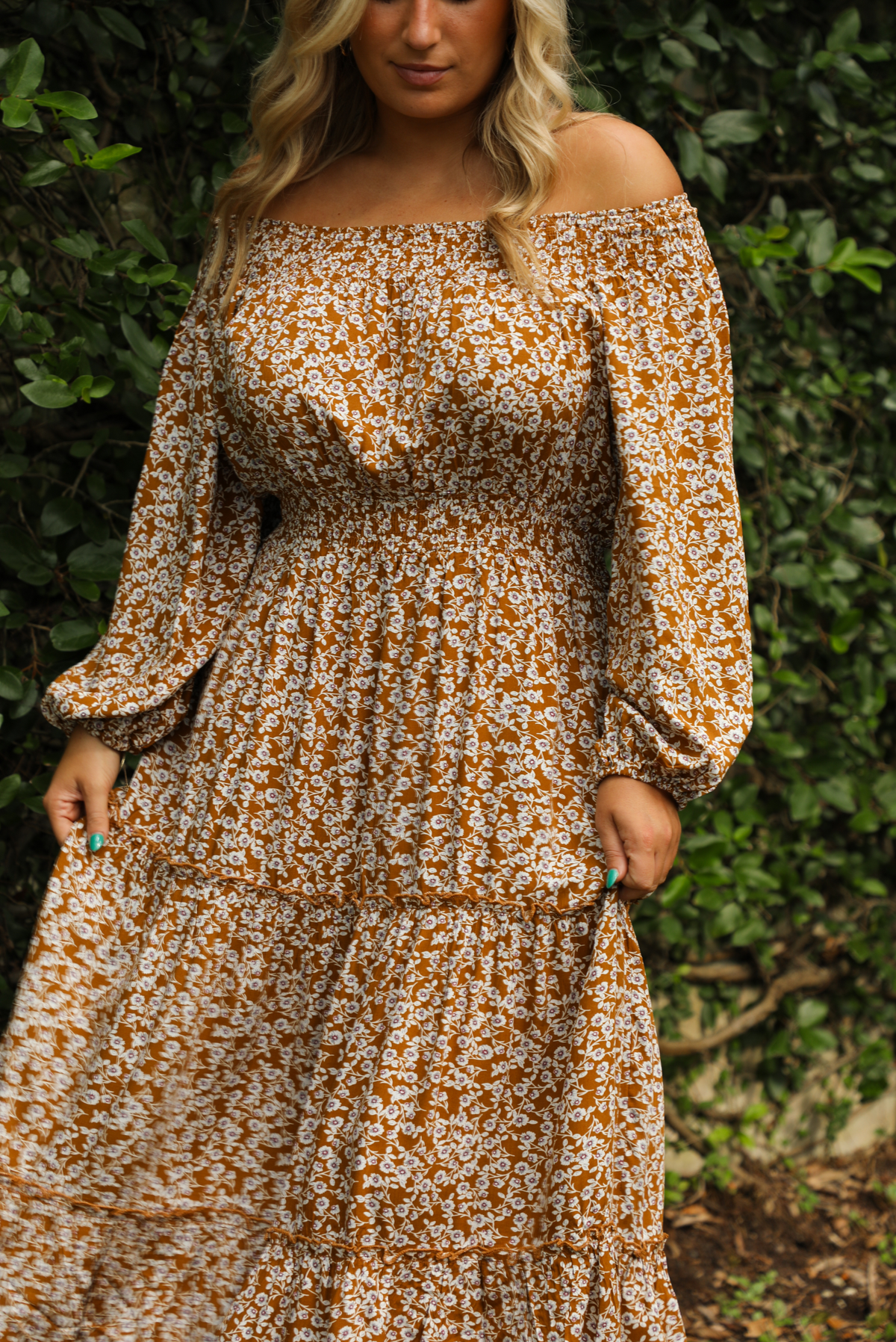 Instead Of This Maxi Dress: Sepia/Multi