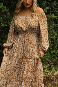 Instead Of This Maxi Dress: Sepia/Multi