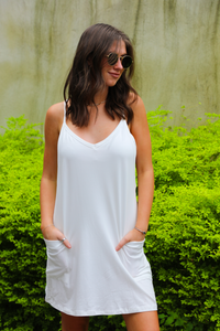 The Mary-Brooke Dress: White