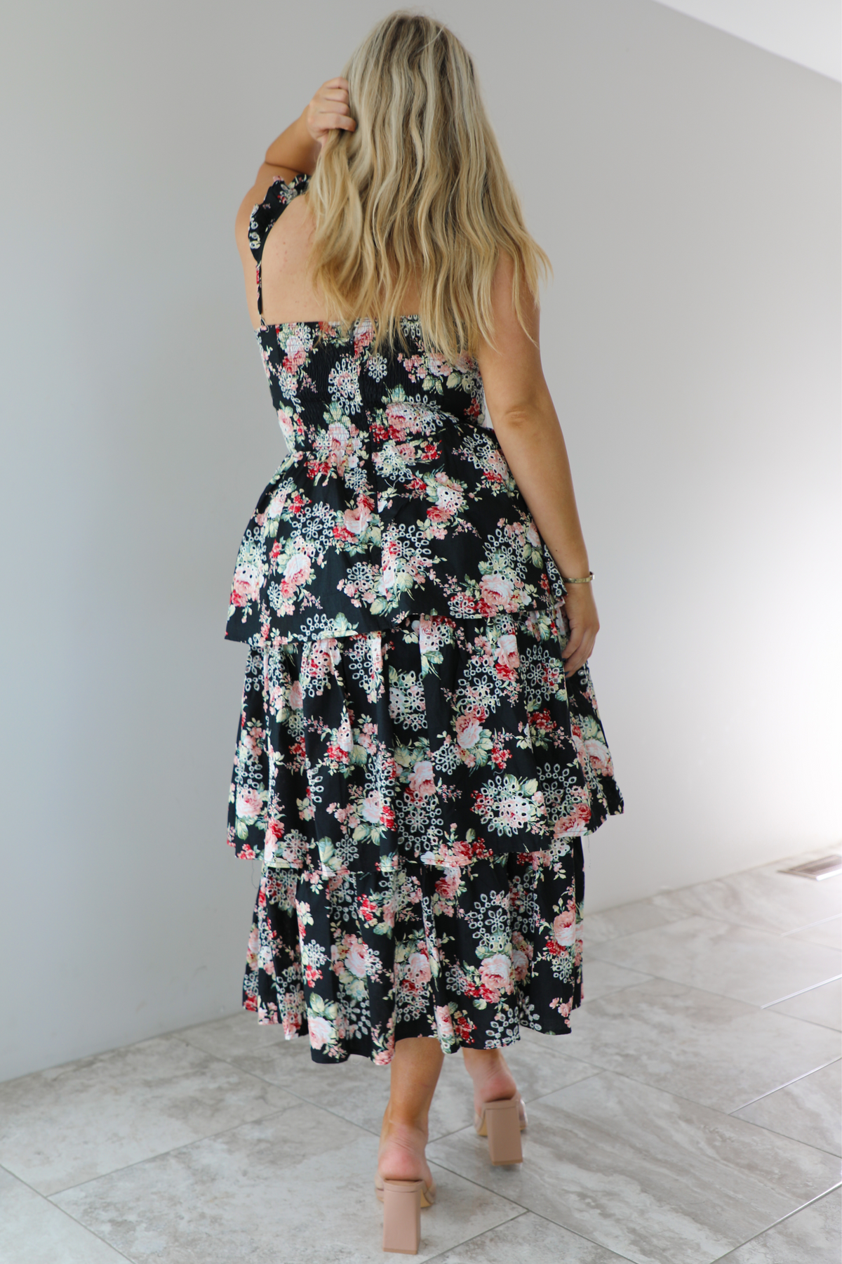 All Yours Maxi Dress: Black/Multi