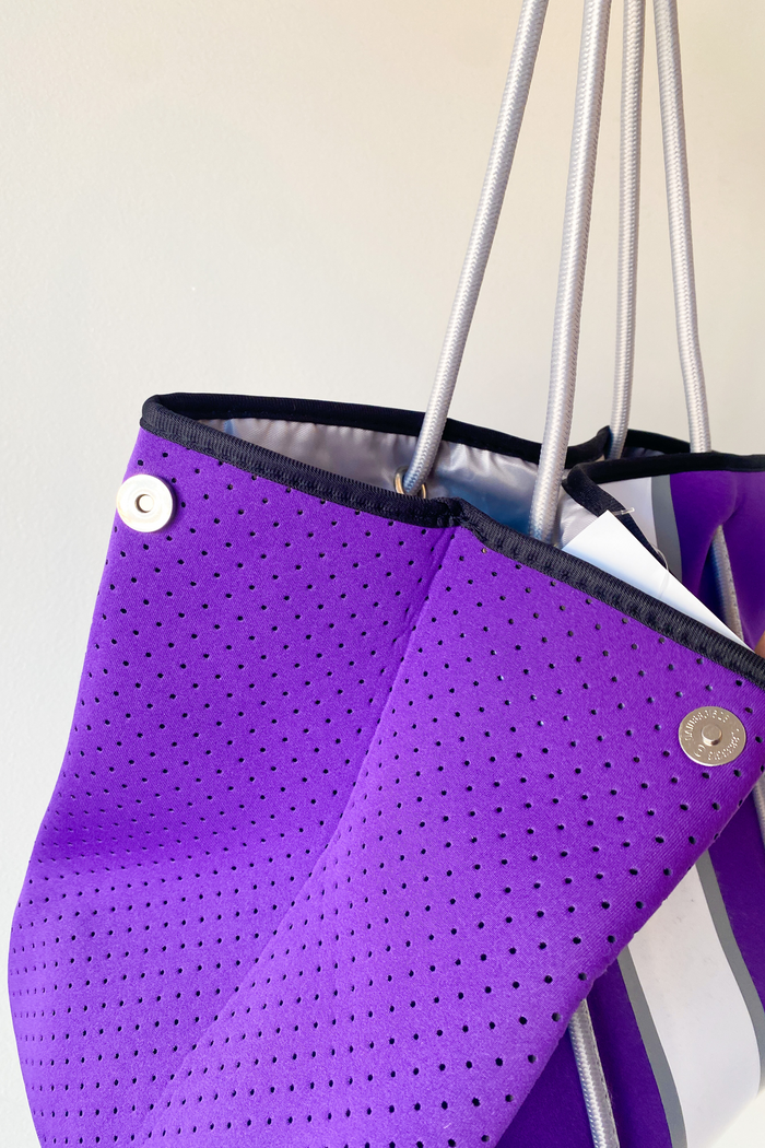 LSU Oversized Gameday Tote: Purple/Multi