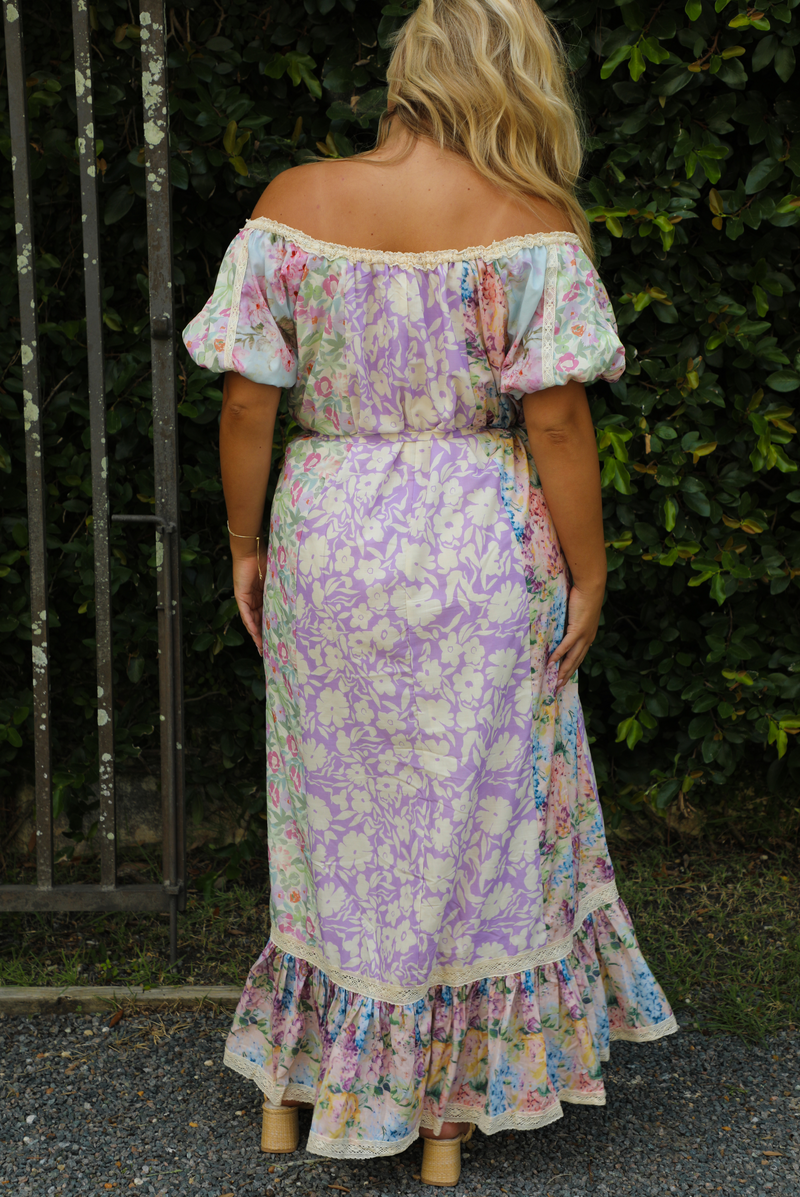 Floral Daydream Maxi Dress: Multi/Floral