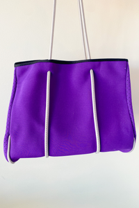 LSU Oversized Gameday Tote: Purple/Multi