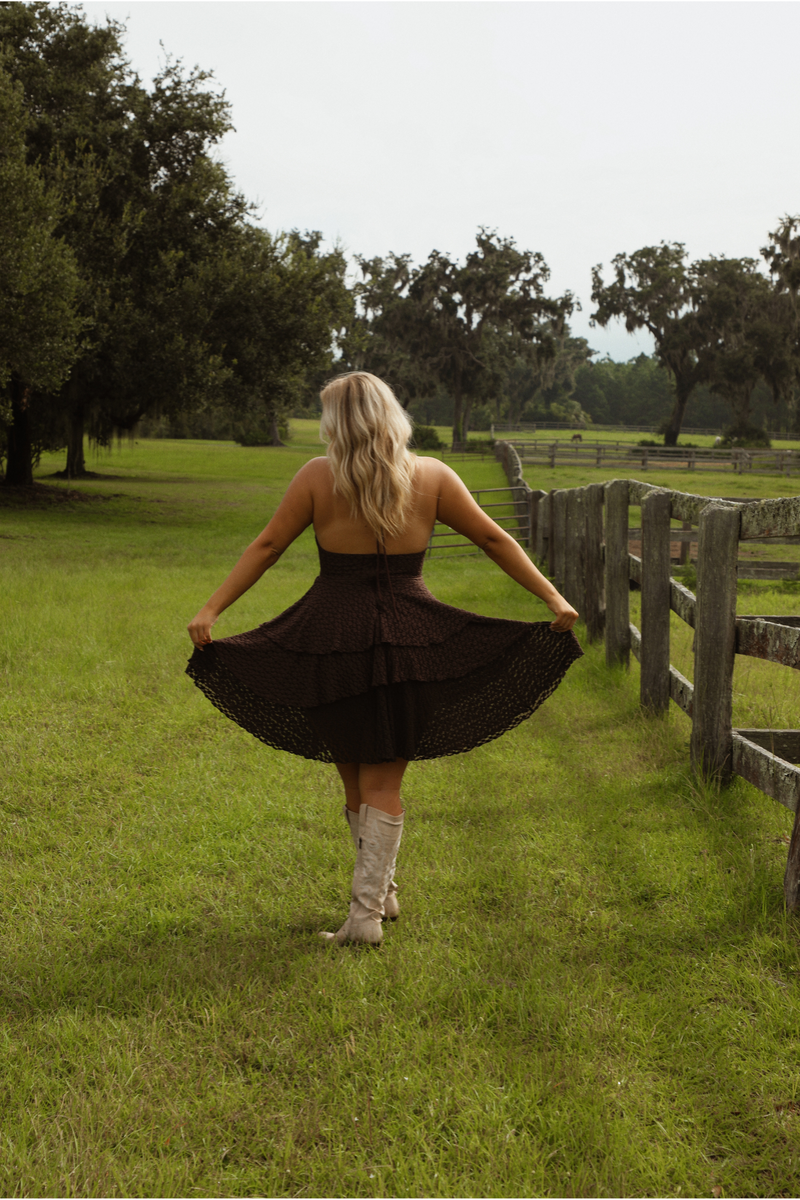 Misunderstood Dress: Brown