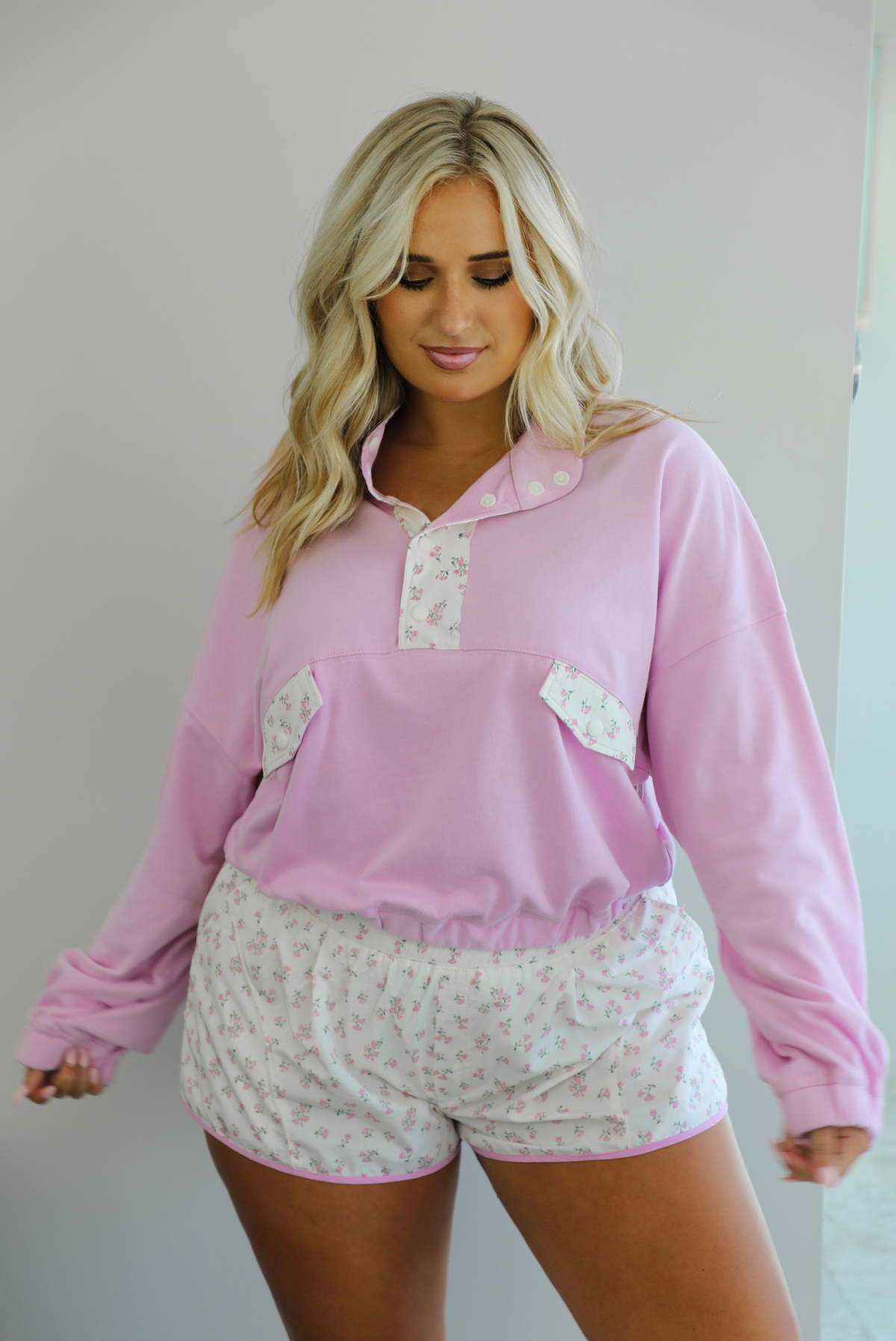 What To Think Set: Pink/White Floral