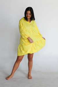 Absolutely Sure Dress: Yellow