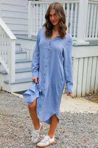 Ever Since You T-Shirt Dress: Denim