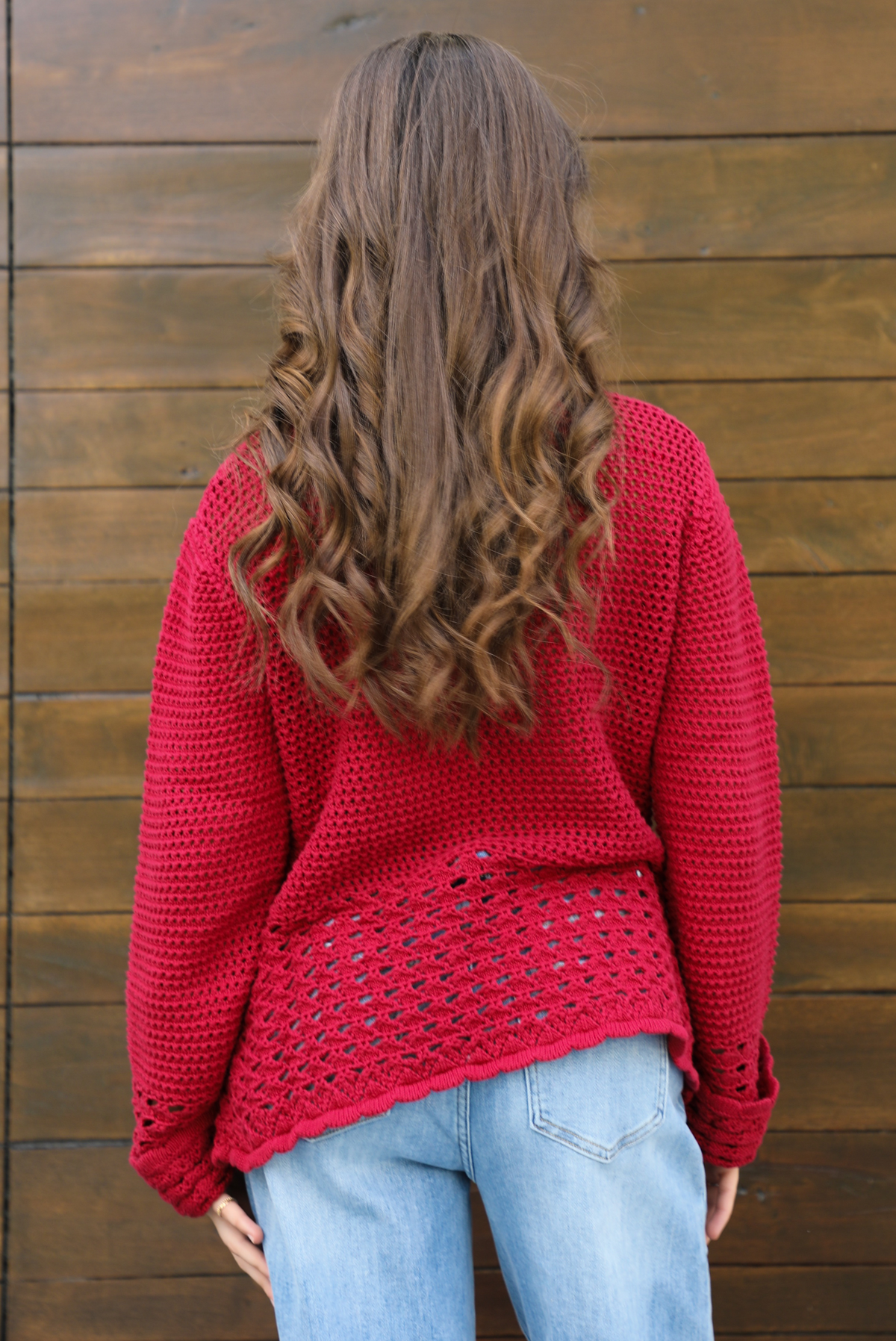 Remember Me Cardigan: Red