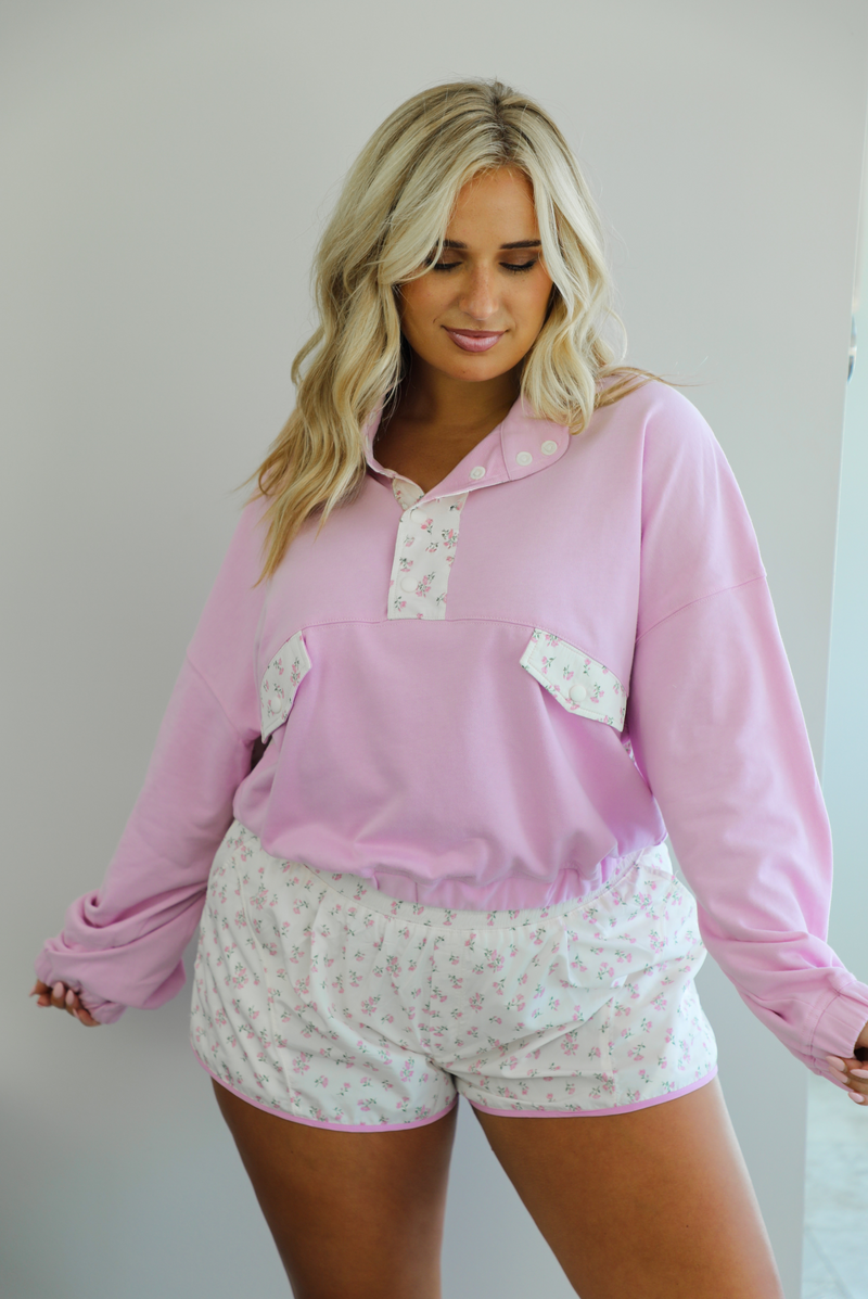 What To Think Set: Pink/White Floral