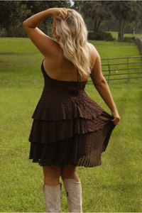Misunderstood Dress: Brown