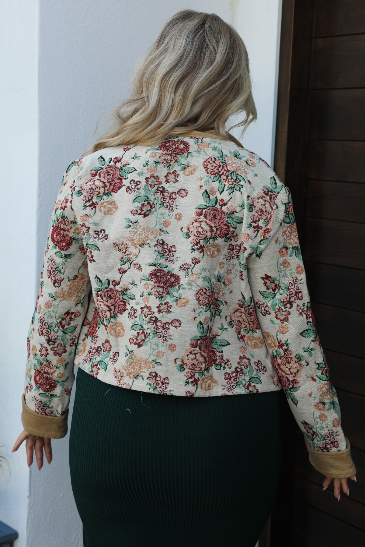 Antique Floral Jacket: Multi/Floral