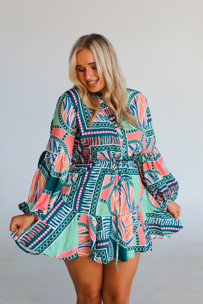 Change Of Plans Dress: Multi