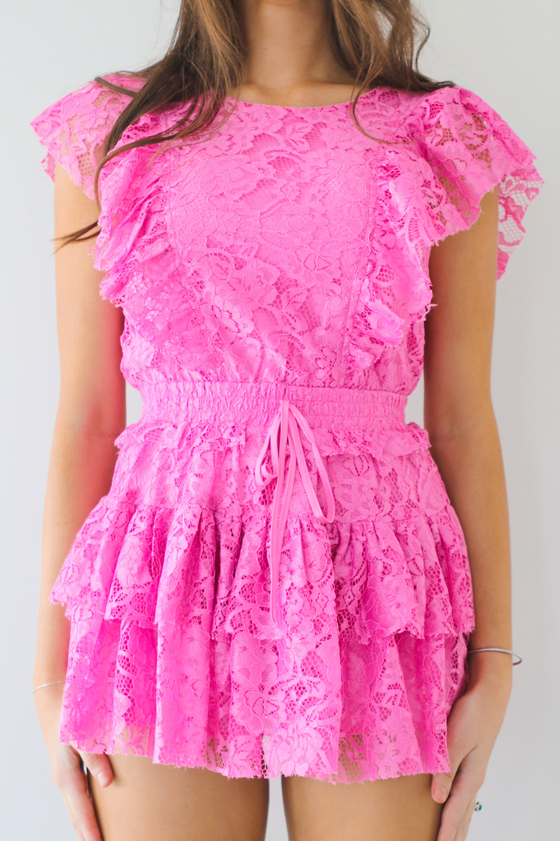 Like My Style Romper: Pink