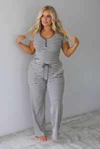 Staying Comfortable Set: Ivory/Grey