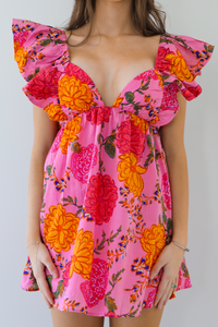 The Trinity Dress: Fuchsia/Multi