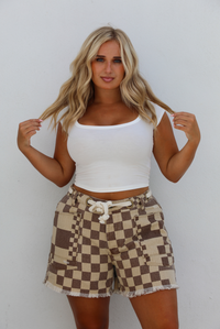 Must Have Shorts: Brown/Tan