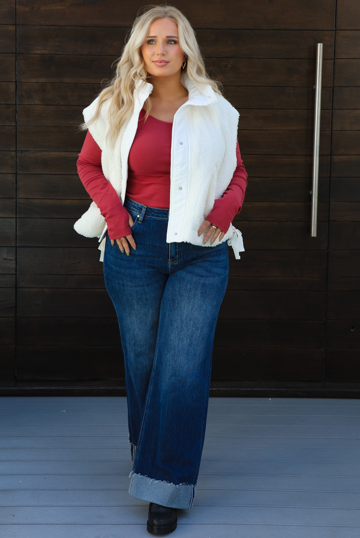 Snowed In Vest: White