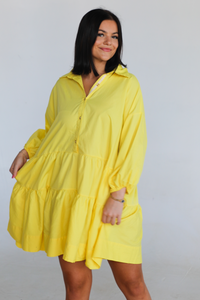 Absolutely Sure Dress: Yellow